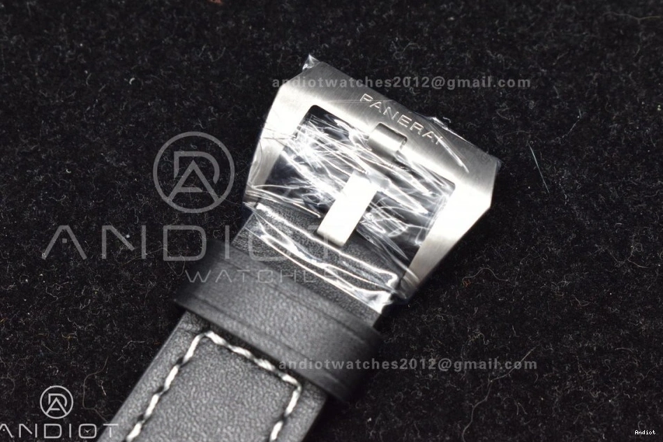 PAM732 Best Leather Green Brown  Dial Dark Edition P9010 1:1 on TTF Strap 0317